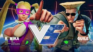 Street Fighter V: Meowsyoudoing (R. Mika) V Sixecho (Guile) - Nemesis 43 SFV