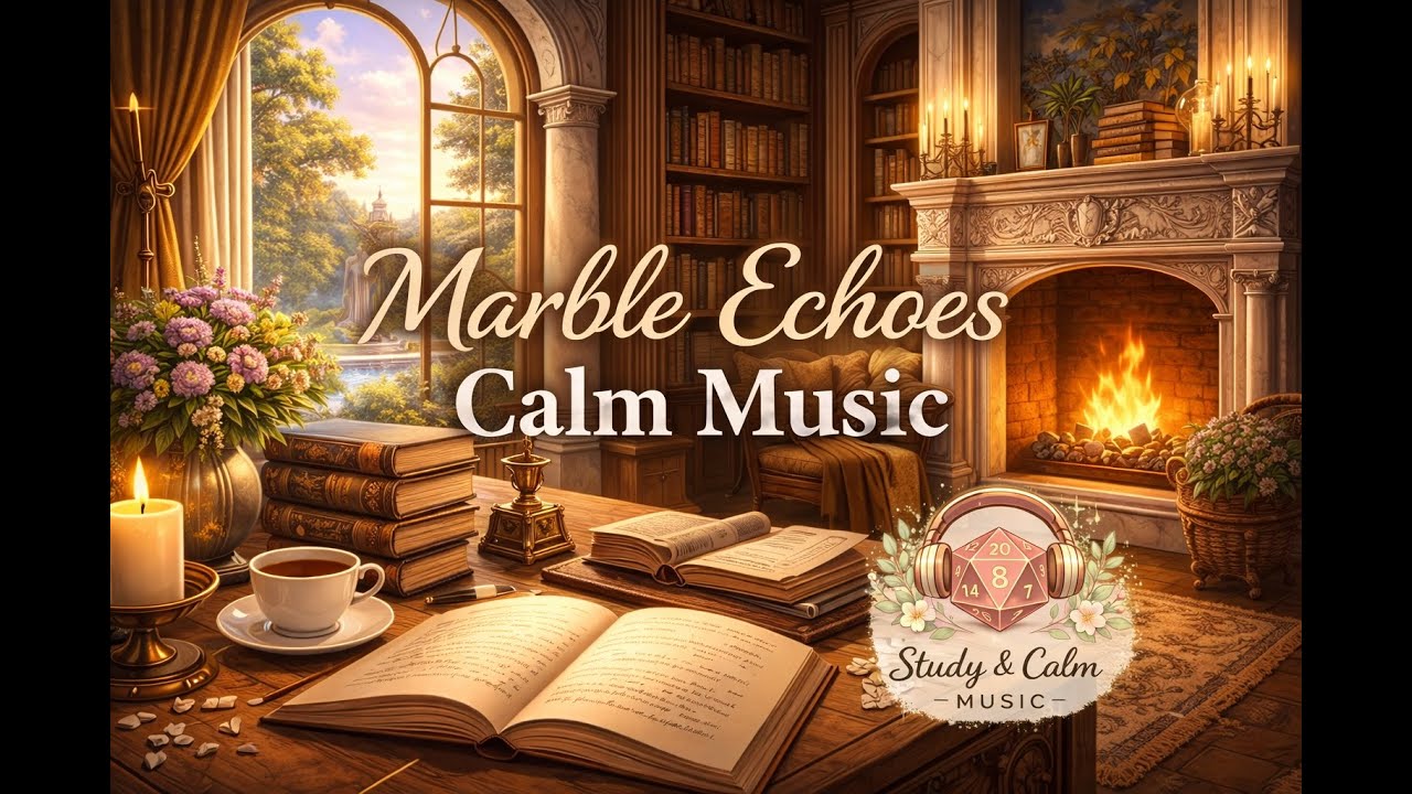 📚 Marble Echoes | Calm Library Music for Focus, Study & Deep Reading