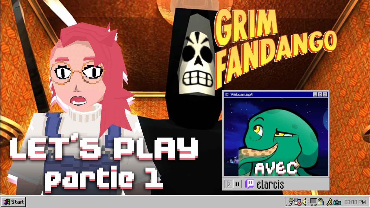 💀 Let’s play Grim Fandango [Partie 1] Elarcis découvre le jeu !