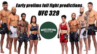 UFC HOLLOWAY VS MCGREGOR, EARLY PRELIMS FIGHT BREAKDOWNS