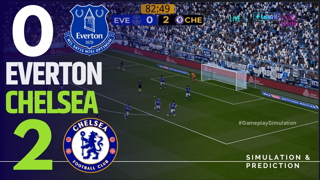 ⚽ Everton 0-2 Chelsea [HIGHLIGHTS] Premier League 26/27 ✅ | Match Simulation/Prediction