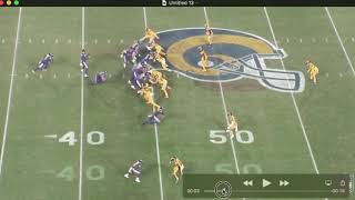 Ravens 1st three Offensive plays vs. Rams