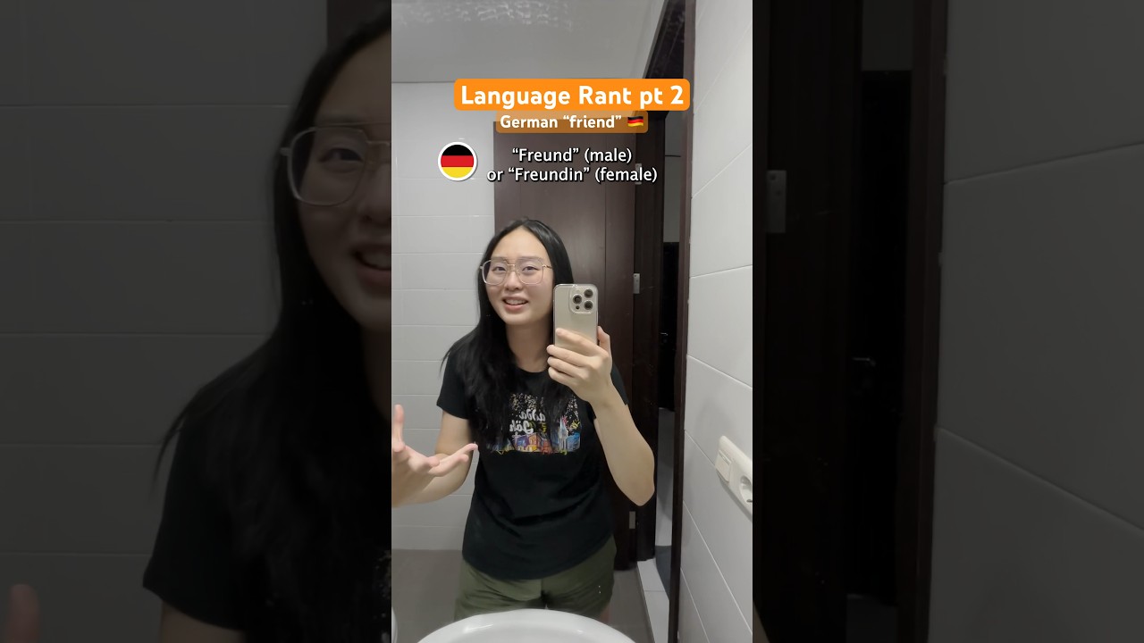 Be careful with the German word for “friend”! 🇩🇪🫣 | Language Rant pt 2
