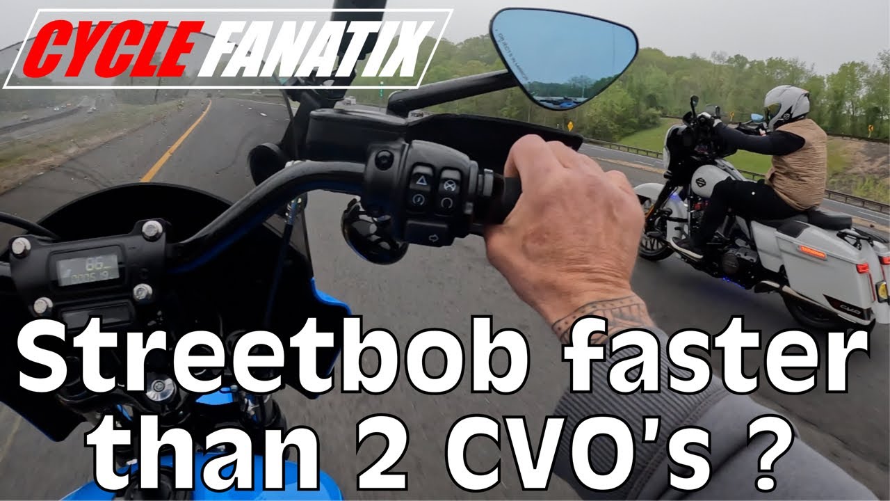 STREETBOB 114 STAGE 2 FASTER THAN 2 CVO'S 117 STAGE 2 ? 