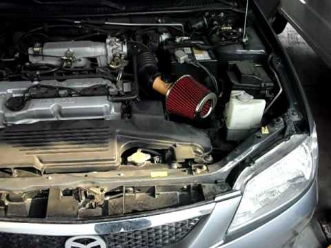 Home Made Cold Air Intake mazda 323 - YouTube