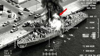 U.S. Bombers Obliterate Military Ship in Kharg Island Port During Night Strike - ARMA 3 MILSIM