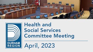 Health & Social Services Committee Meeting - April 6, 2023