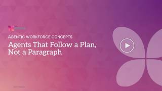 ACTAVA | Agentic Workforce | Agents That Follow a Plan, Not a Paragraph