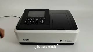 USA brand Peak Instruments C7000 uv vis spectrophotometrer مقياس الطيف الضوئي
