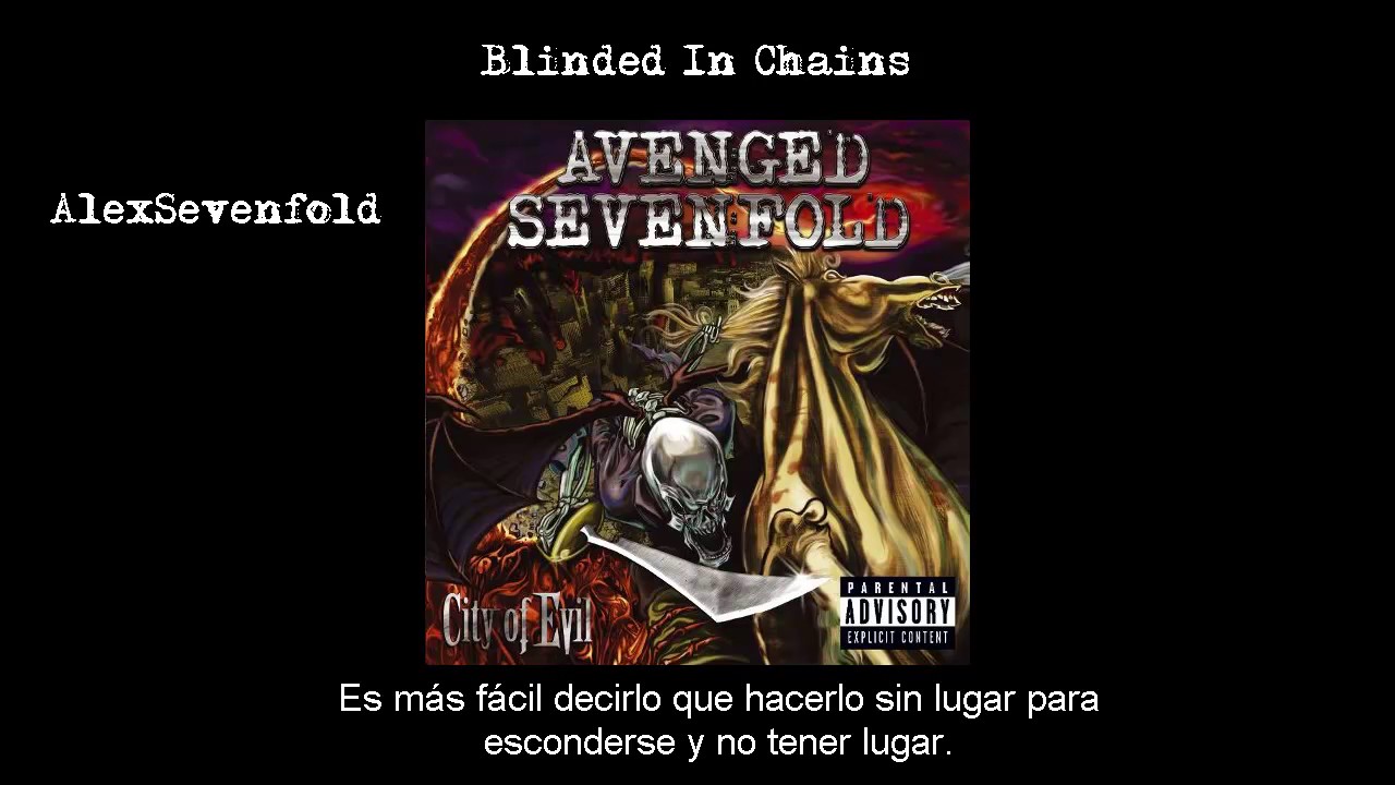 Avenged Sevenfold Blinded In Chains Sub español (Traducida) YouTube