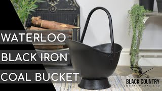 Matte Black Coal JVL Cheviot Waterloo Bucket 