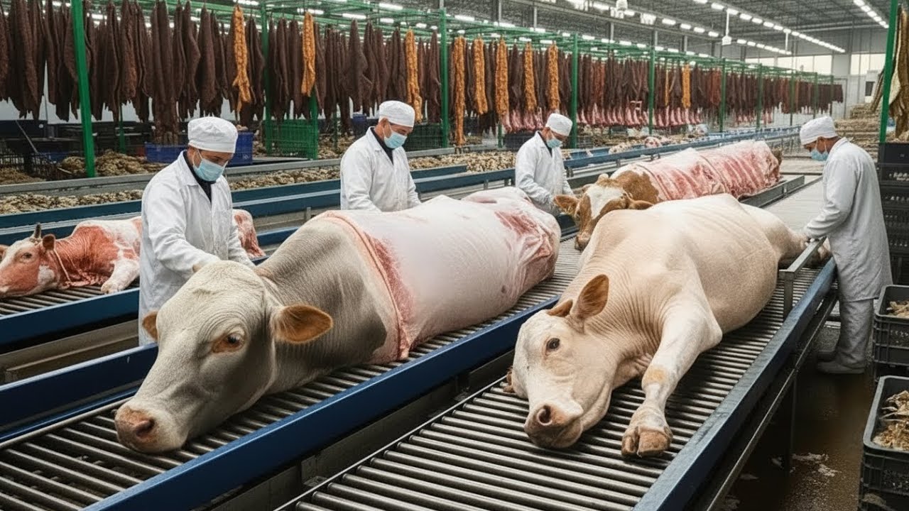 How Cowhide Becomes Premium Leather – Complete Factory Process & Machine Workflow (Full Documentary)