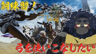 【モンハンワイルズワイルズ　OBT】 気ままな朝練