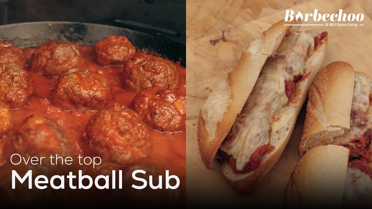 Over the top MEATBALL Marinara Sub | Barbechoo