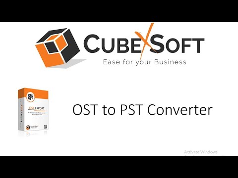 OST to PST Converter by CubexSoft to Save Emails to Outlook PST