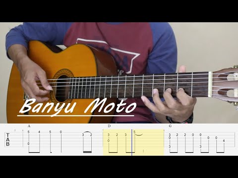 Banyu Moto Fingerstyle Guitar Tutorial Tab Youtube