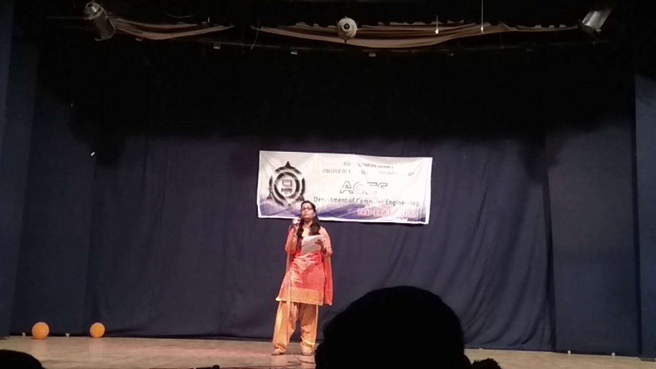 POETRY AT BE FAREWELL PROGRAM, PVGCOET
