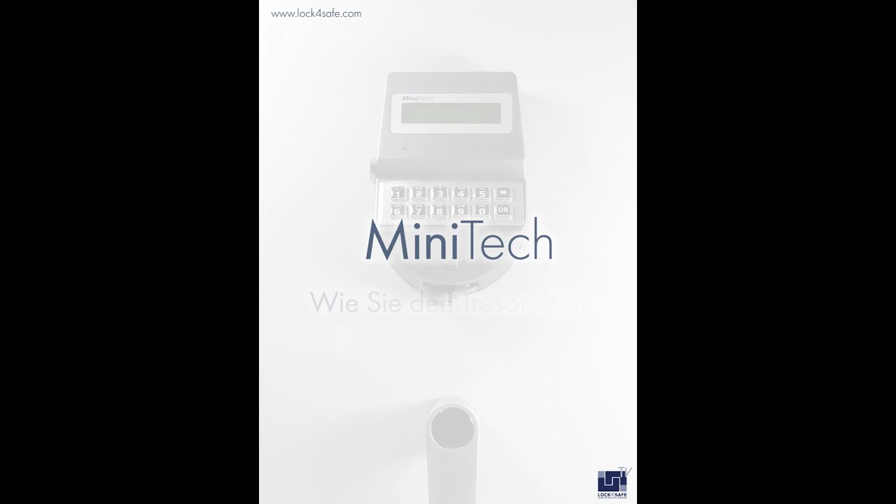 Tecnosicurezza MiniTech/DigiTech: Schloss (Tresor) öffnen – Open the lock (safe) – by Lock4Safe