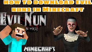 How To download evil nun 2 in Minecraft 1.19 || evil nun 2 horror map in Minecraft 1.19 screenshot 4