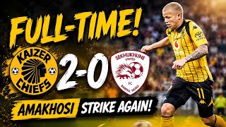 Full Match Kaizer Chiefs 2:0 Sekhukhune United | Reggie Ndlovu commentary | Phili Motm Betway prem