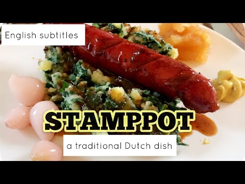 BOERENKOOL STAMPPOT - Dutch traditional food
