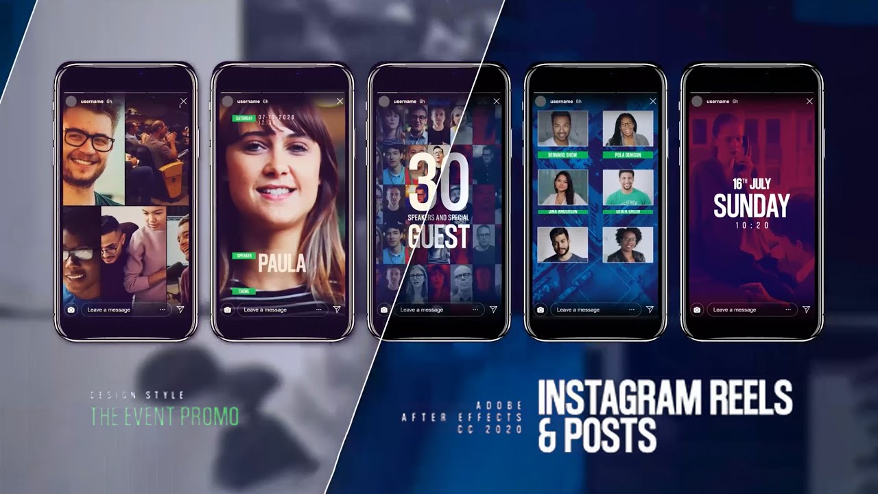 Instagram Reels The Event Promo ( After Effects Template ) 