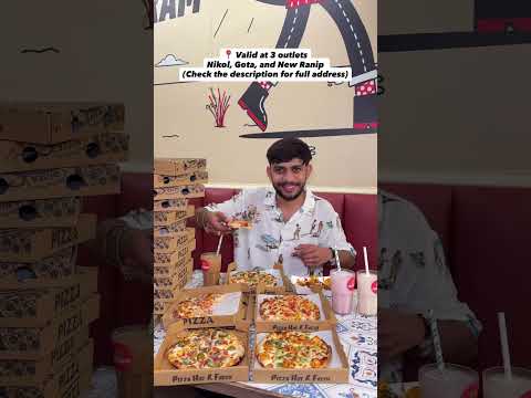 13 પીઝા માત્ર 1000/- માં 😱😍 #ahmedabad #streetfood #food #shortvideo #foodie #pizza