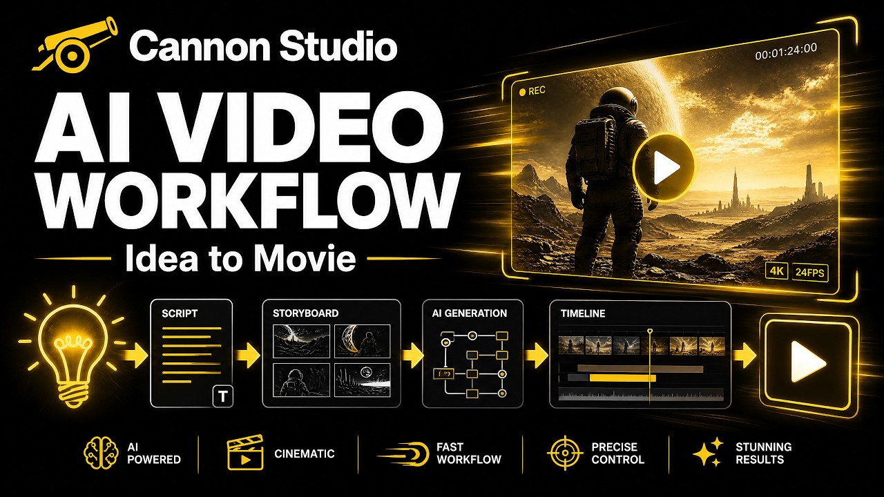 Cannon Studio maps AI video from idea to final mix