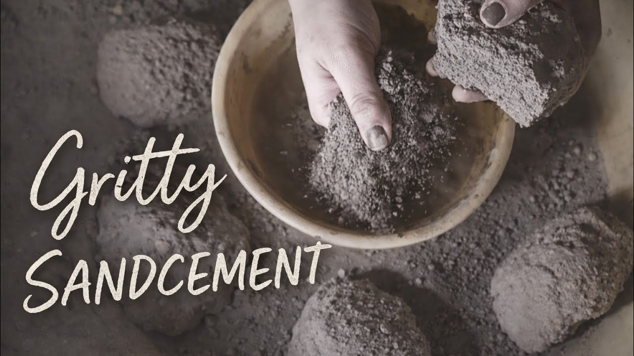 Gritty Sandcement Dry & Water Crumbling | Super Dusty Crunchy ASMR