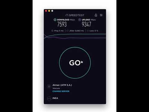 10 Gb/s Fiber Optic Internet For $30/month Speed Test