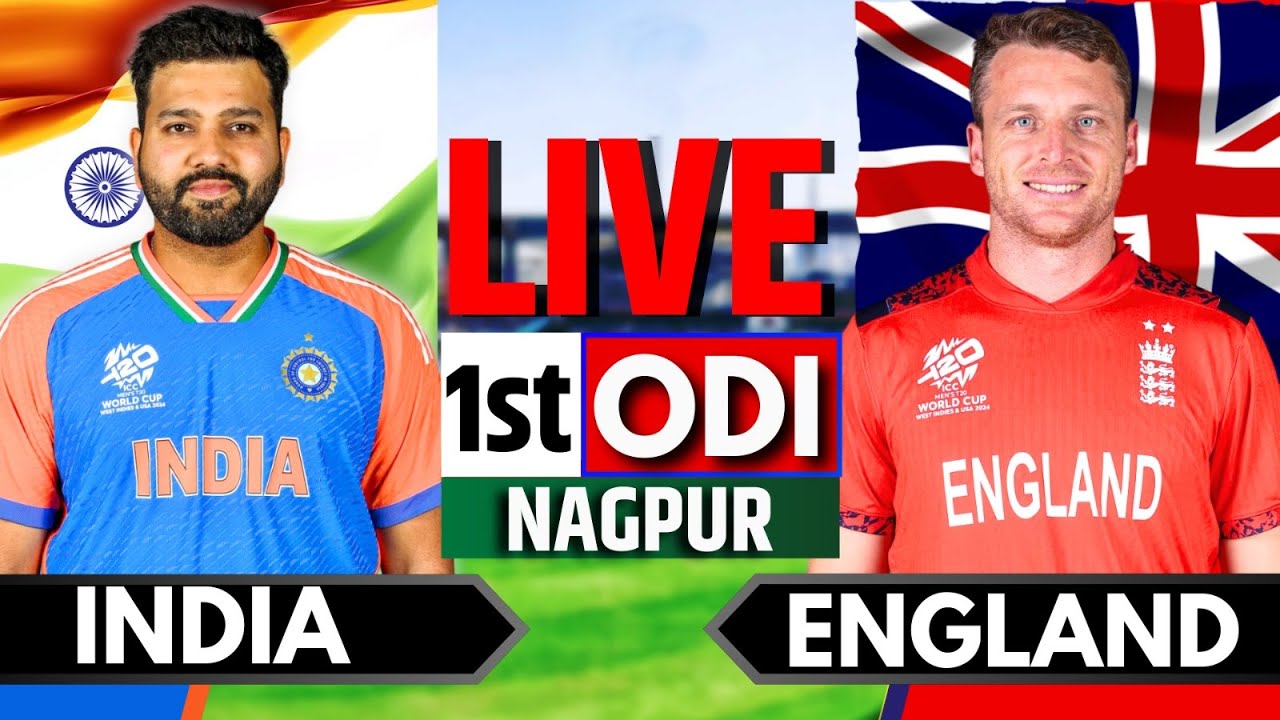 India vs England 1st ODI Live Score & Commentary | IND vs ENG Match ...
