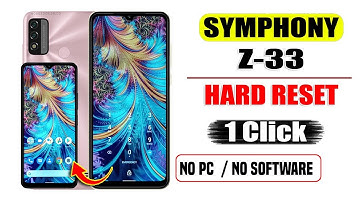 How to Symphony Z33 Hard Reset & Factory Reset || No Need Pc 2025 Easy Trick
