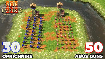 Age of Empires 3 Definitive Edition | 30 Oprichniks vs 50 Abus Guns ⚔️⚔️🔥🔥| Epic Battle