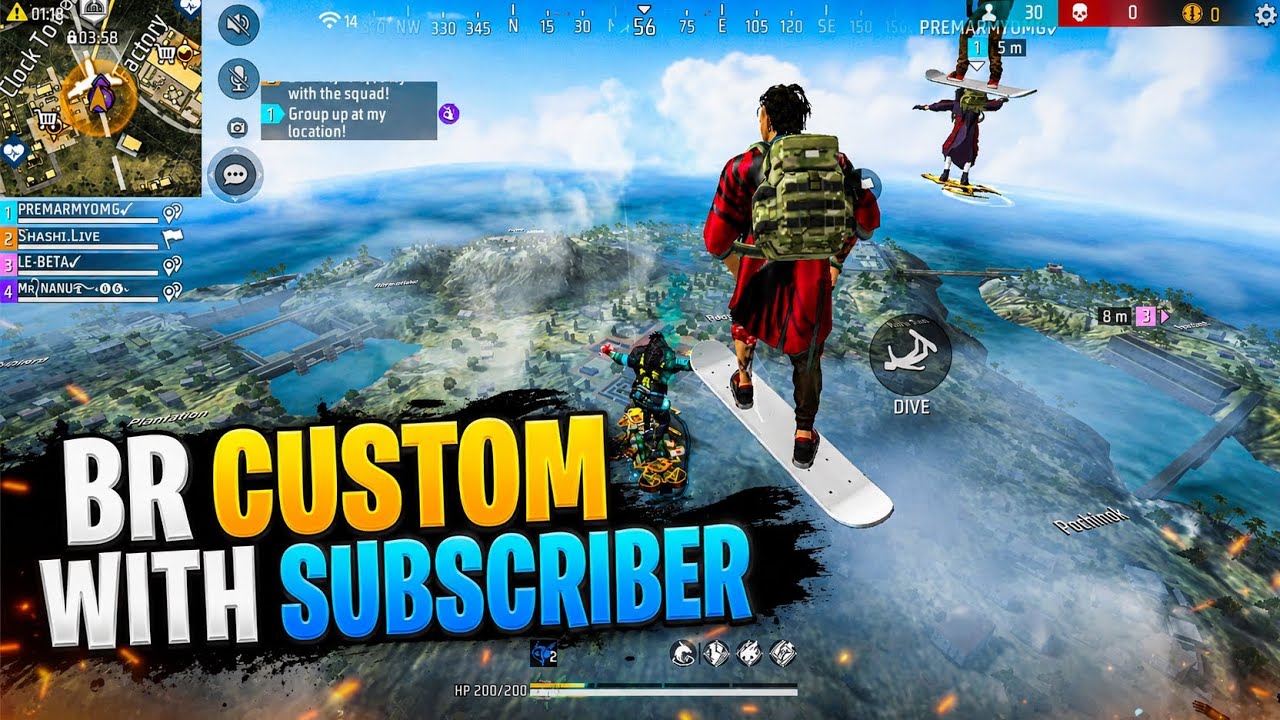 🎯 Play BR Custom with Subscribers | Live