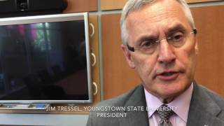 Jim Tressel talks about the University of Akron