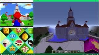 [Outdated, currently updating] Complete and Accurate Peach's Castle from Mario 64 in Minecraft