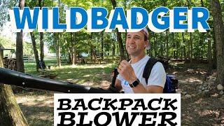 Wildbadger Backpack Blower comes with a surprise !  Never seen this before !