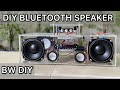 diy bluetooth speaker amplifier 2.1ch  can move up and down.ตู้ลำโพงบลูทูธทำเอง