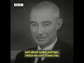 Robert oppenheimer the father of the atomic bomb