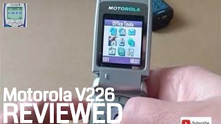 Review of Motorola V226 Mobile Phone from 2004