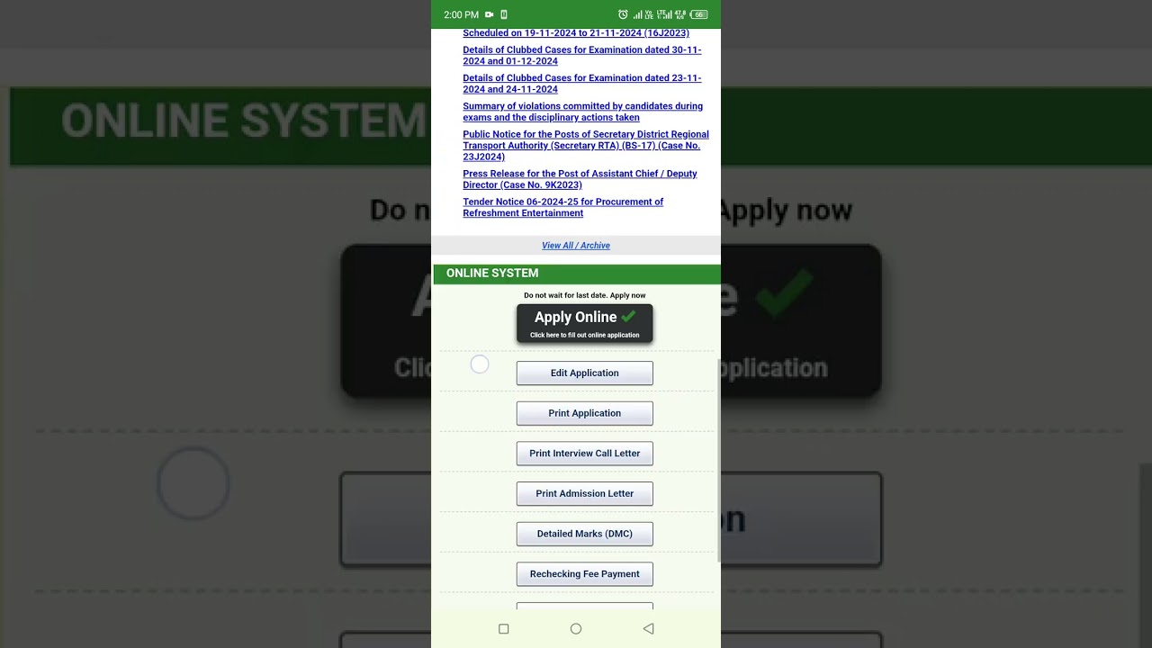 How to download Roll No. Slip of PPSC