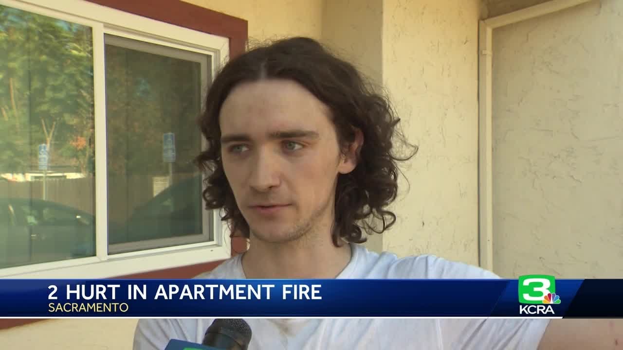 2 injured in Sacramento apartment fire on C Street, officials say - YouTube