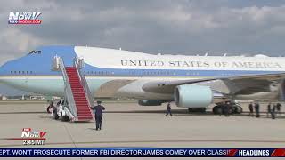 PRESIDENT TRUMP TO OHIO: Air Force One Departure