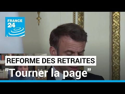 Réforme des retraites : la volonté d'Emmanuel Macron est de "rapidement tourner la page"