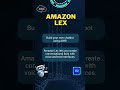 What is Amazon Lex ? #aws #AI #cloud #ai #amazonwebservices  #cloudcomputingskills