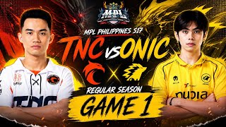 (GAME1)“INSANE Beatrix Carry by ONIC SAVERO!”TNC VS ONIC