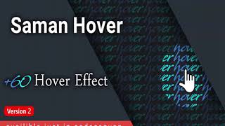 Saman Hover - +60 link hover effects | Codecanyon Scripts and Snippets