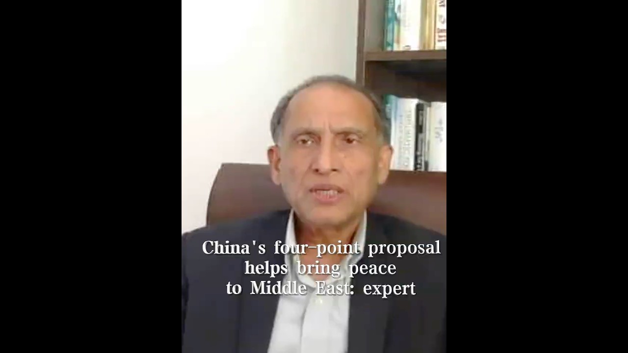 GLOBALink | China's four-point proposal helps bring peace to Middle East: expert