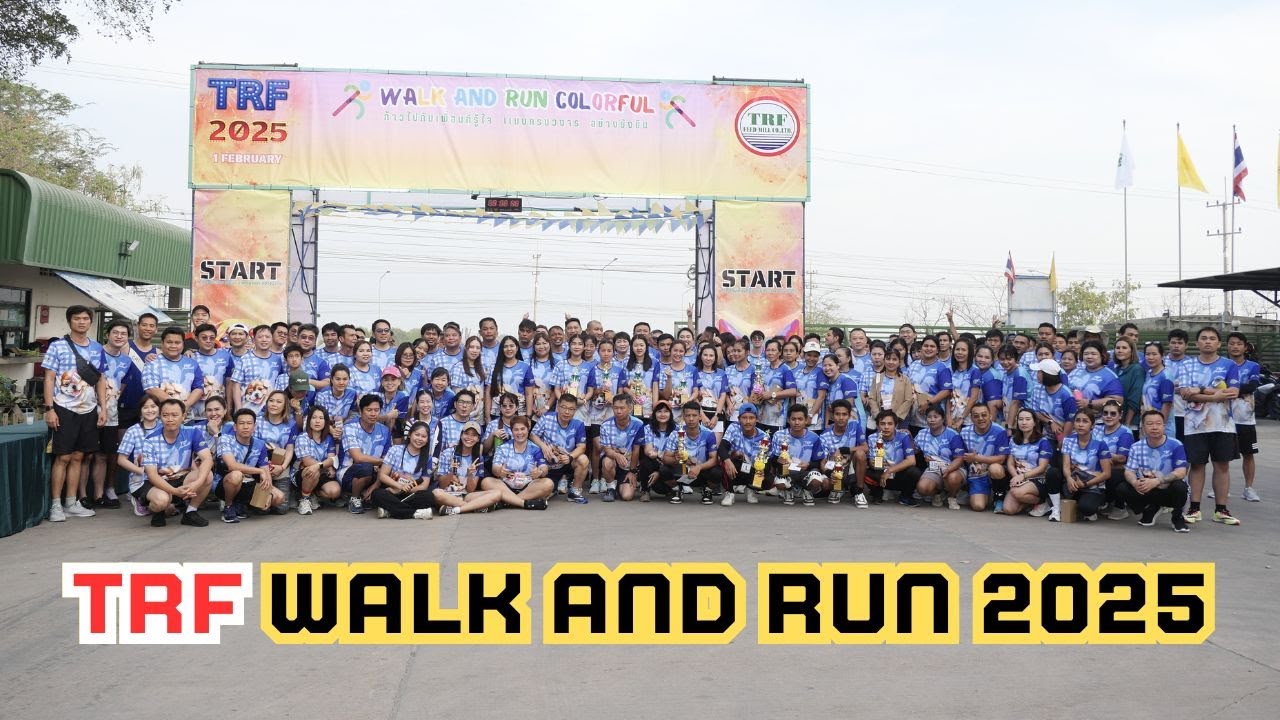 TRF WALK AND RUN COLORFUL 2025 - YouTube