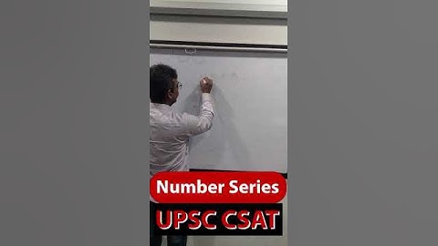 Number Series | UPSC CSAT | Abhimanu IAS #YTShorts #UPSC #HCSEexam
